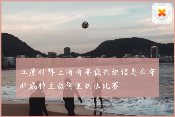 江原对阵上海海港裁判组信息公布科威特主裁阿里执法比赛