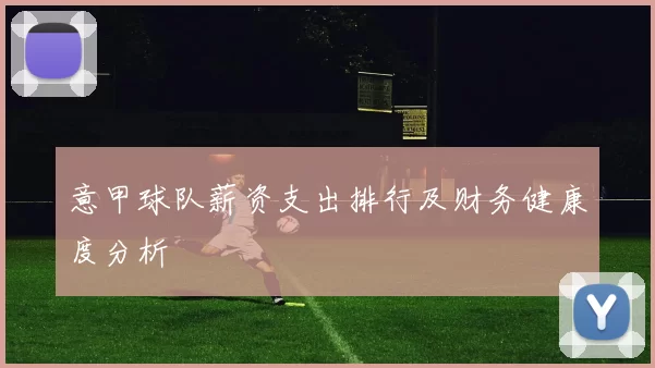 意甲球队薪资支出排行及财务健康度分析
