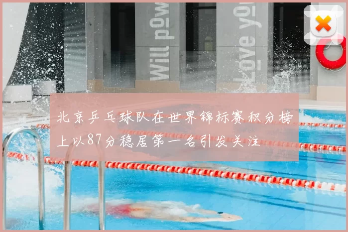 北京乒乓球队在世界锦标赛积分榜上以87分稳居第一名引发关注